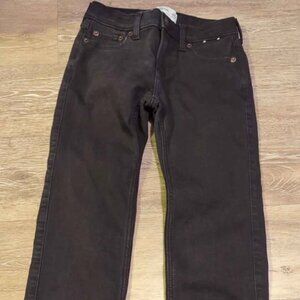 Abercrombie kids 7/8 boys straight black jeans